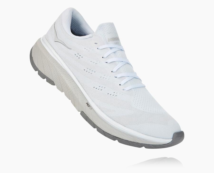 Hoka One One Mens Running Shoes - Cavu 3 - White - FCXG25418